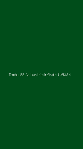 Tampilan Antarmuka Aplikasi Tembus88 Aplikasi Kasir Gratis Umkm - 4