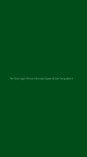 Tampilan Antarmuka Aplikasi Ten Toto Login Portal Informasi Game Online Terupdate - 4