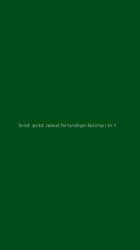 Tampilan Antarmuka Aplikasi Terbit Jpslot Jadwal Pertandingan Bola Hari Ini - 1