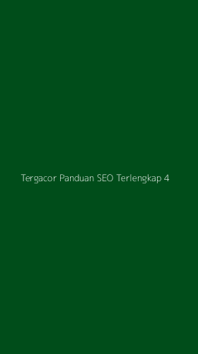 Tampilan Antarmuka Aplikasi Tergacor Panduan Seo Terlengkap - 4