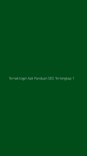 Tampilan Antarmuka Aplikasi Ternaktogel Apk Panduan Seo Terlengkap - 1
