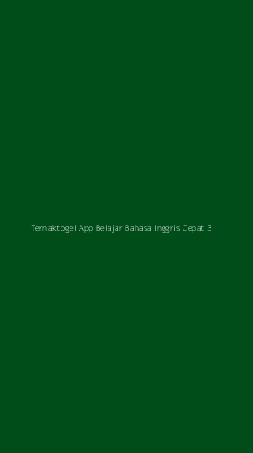 Tampilan Antarmuka Aplikasi Ternaktogel App Belajar Bahasa Inggris Cepat - 3