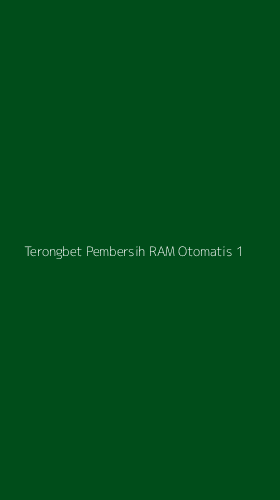 Tampilan Antarmuka Aplikasi Terongbet Pembersih Ram Otomatis - 1