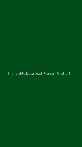 Tampilan Antarmuka Aplikasi Thailand4d Download Premium Gratis - 4