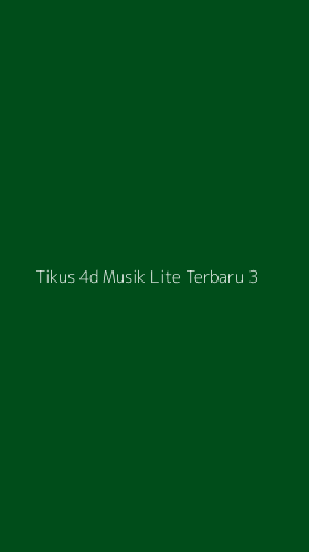 Tampilan Antarmuka Aplikasi Tikus 4d Musik Lite Terbaru - 3