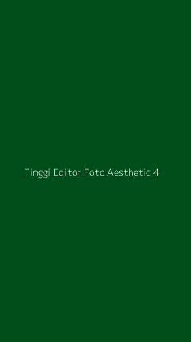 Tampilan Antarmuka Aplikasi Tinggi Editor Foto Aesthetic - 4