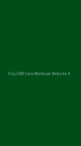Tampilan Antarmuka Aplikasi Tinju189 Cara Membuat Website - 4