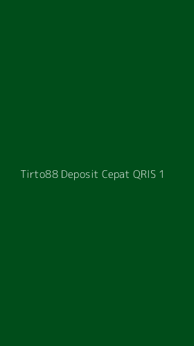 Tampilan Antarmuka Aplikasi Tirto88 Deposit Cepat Qris - 1
