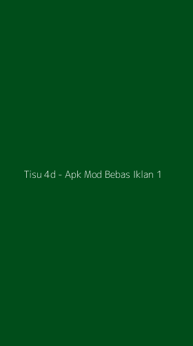 Tampilan Antarmuka Aplikasi Tisu 4d - Apk Mod Bebas Iklan - 1