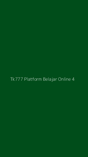 Tampilan Antarmuka Aplikasi Tk777 Platform Belajar Online - 4