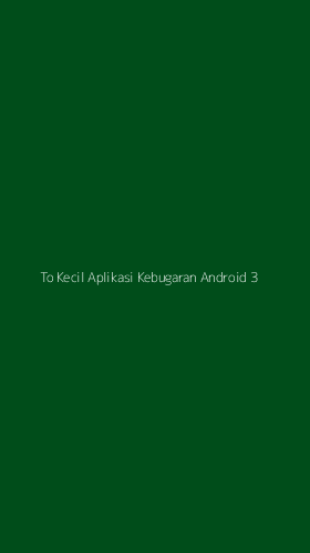 Tampilan Antarmuka Aplikasi To Kecil Aplikasi Kebugaran Android - 3