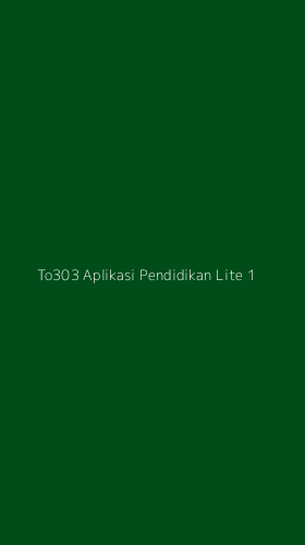 Tampilan Antarmuka Aplikasi To303 Aplikasi Pendidikan Lite - 1