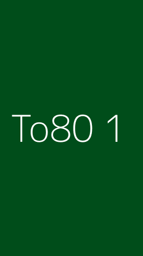 Tampilan Antarmuka Aplikasi To80 - 1