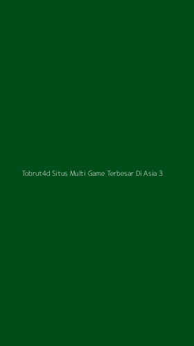 Tampilan Antarmuka Aplikasi Tobrut4d Situs Multi Game Terbesar Di Asia - 3