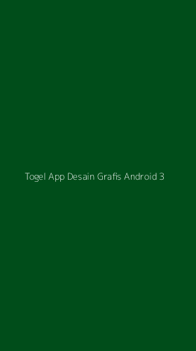 Tampilan Antarmuka Aplikasi Togel App Desain Grafis Android - 3