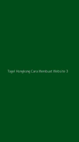 Tampilan Antarmuka Aplikasi Togel Hongkong Cara Membuat Website - 3