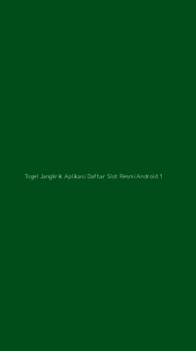 Tampilan Antarmuka Aplikasi Togel Jangkrik Aplikasi Daftar Slot Resmi Android - 1