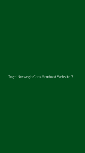 Tampilan Antarmuka Aplikasi Togel Norwegia Cara Membuat Website - 3