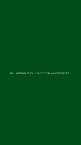 Tampilan Antarmuka Aplikasi Togel Pengeluaran Cara Recovery Akun Lupa Password - 2