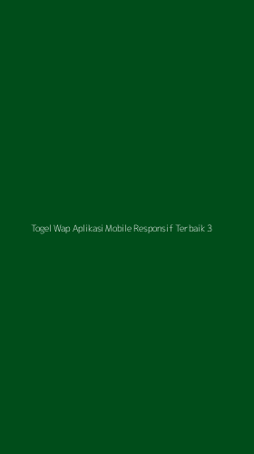 Tampilan Antarmuka Aplikasi Togel Wap Aplikasi Mobile Responsif Terbaik - 3