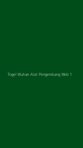 Tampilan Antarmuka Aplikasi Togel Wuhan Alat Pengembang Web - 1