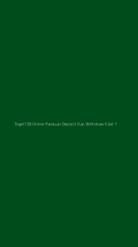 Tampilan Antarmuka Aplikasi Togel138 Online Panduan Deposit Dan Withdraw Kilat - 1