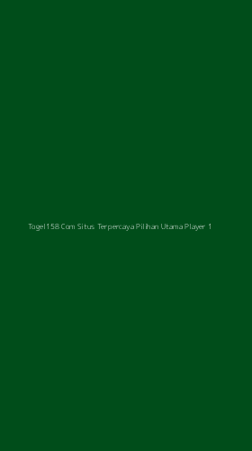 Tampilan Antarmuka Aplikasi Togel158 Com Situs Terpercaya Pilihan Utama Player - 1