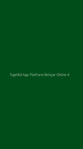 Tampilan Antarmuka Aplikasi Togel6d App Platform Belajar Online - 4