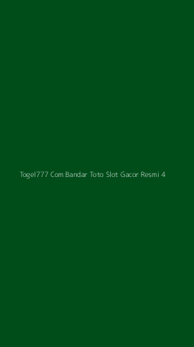 Tampilan Antarmuka Aplikasi Togel777 Com Bandar Toto Slot Gacor Resmi - 4