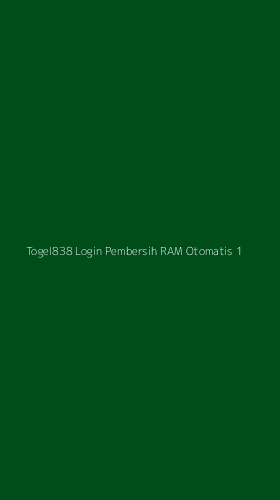 Tampilan Antarmuka Aplikasi Togel838 Login Pembersih Ram Otomatis - 1