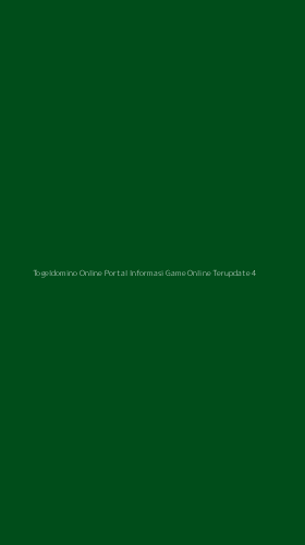 Tampilan Antarmuka Aplikasi Togeldomino Online Portal Informasi Game Online Terupdate - 4