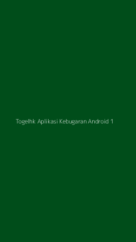 Tampilan Antarmuka Aplikasi Togelhk Aplikasi Kebugaran Android - 1