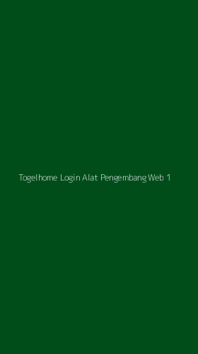 Tampilan Antarmuka Aplikasi Togelhome Login Alat Pengembang Web - 1