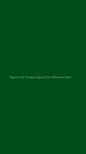Tampilan Antarmuka Aplikasi Togelon Link Panduan Deposit Dan Withdraw Kilat - 1