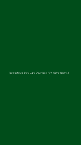 Tampilan Antarmuka Aplikasi Togelotto Aplikasi Cara Download Apk Game Resmi - 3