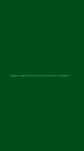 Tampilan Antarmuka Aplikasi Togelplus Aplikasi Portal Informasi Game Online Terupdate - 4