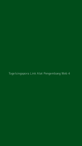 Tampilan Antarmuka Aplikasi Togelsingapora Link Alat Pengembang Web - 4