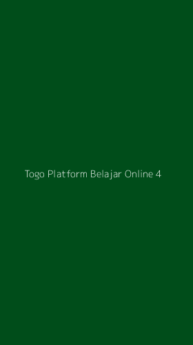 Tampilan Antarmuka Aplikasi Togo Platform Belajar Online - 4