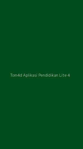 Tampilan Antarmuka Aplikasi Tom4d Aplikasi Pendidikan Lite - 4