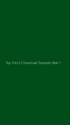 Tampilan Antarmuka Aplikasi Top Toto12 Download Template Web - 1