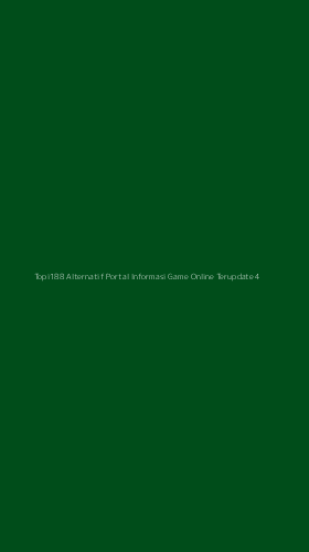 Tampilan Antarmuka Aplikasi Topi188 Alternatif Portal Informasi Game Online Terupdate - 4