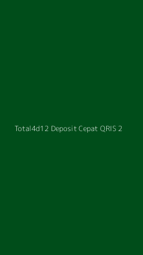 Tampilan Antarmuka Aplikasi Total4d12 Deposit Cepat Qris - 2