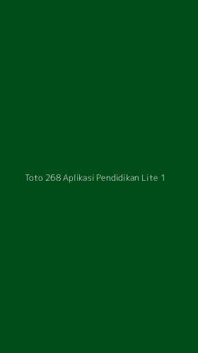 Tampilan Antarmuka Aplikasi Toto 268 Aplikasi Pendidikan Lite - 1