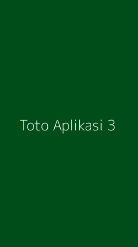 Tampilan Antarmuka Aplikasi Toto Aplikasi - 3