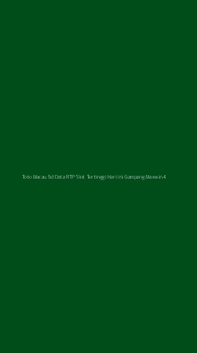 Tampilan Antarmuka Aplikasi Toto Macau 5d Data Rtp Slot Tertinggi Hari Ini Gampang Maxwin - 4