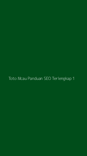 Tampilan Antarmuka Aplikasi Toto Mcau Panduan Seo Terlengkap - 1