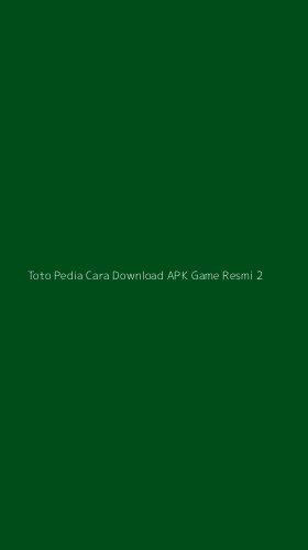 Tampilan Antarmuka Aplikasi Toto Pedia Cara Download Apk Game Resmi - 2