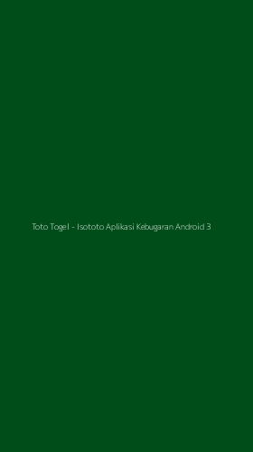 Tampilan Antarmuka Aplikasi Toto Togel - 3
