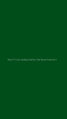 Tampilan Antarmuka Aplikasi Toto171 Com Aplikasi Daftar Slot Resmi Android - 1