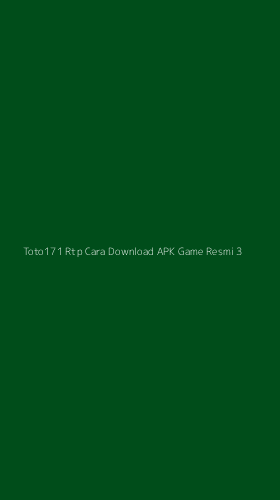 Tampilan Antarmuka Aplikasi Toto171 Rtp Cara Download Apk Game Resmi - 3